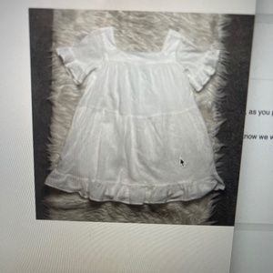 Janie and Jack white gauzy dress
